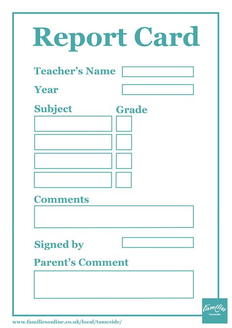 printable report cards