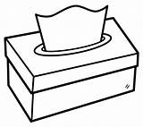 Tissue Box sketch template