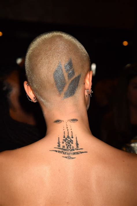 Cara Delevingne Shaved Head Tattoo Popsugar Beauty