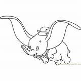 Dumbo Coloring Pages Coloringpages101 sketch template