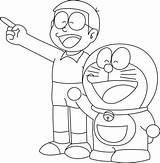 Nobita Doraemon Doremon sketch template