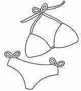 Bikini Designs Scribbles Challenge sketch template