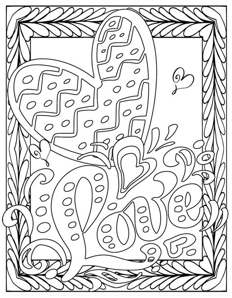 valentines day coloring pages printable