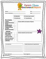 Images of Parent Teacher Conference Forms