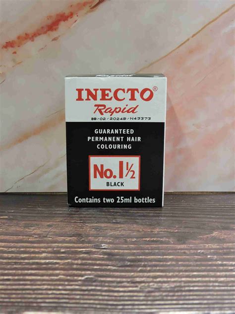 inecto rapid   black   ml bottle  south african shop