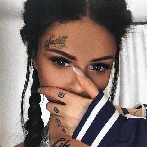 Update 81 Female Small Side Face Tattoo Super Hot In Eteachers