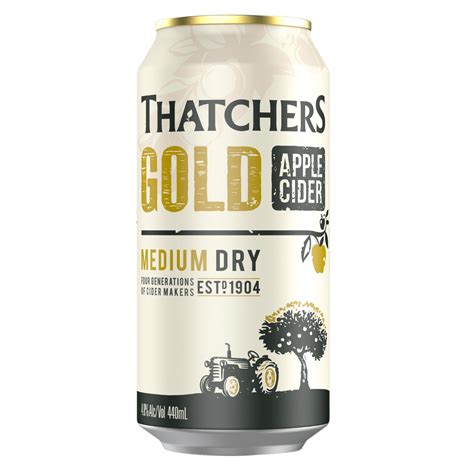 Buy Thatchers Gold Apple Cider Cans 440ml Red Bottle