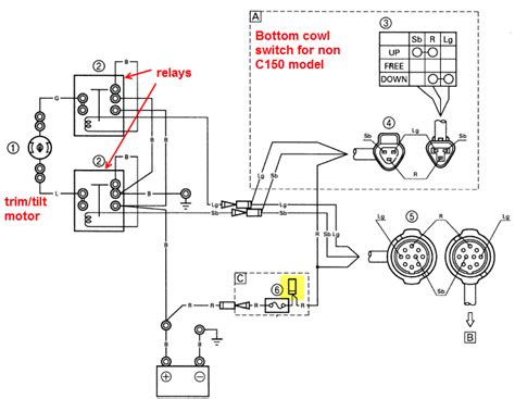 tilt trim switch wiring diagram wiring diagram