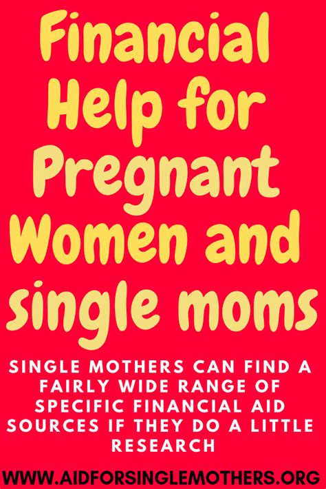 Financial Help For Pregnant Women And Single Moms Financial Help