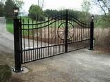 Pictures of Wrought Iron Driveway Gates Designs
