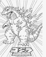 Godzilla Coloringhome Sobota Bree sketch template