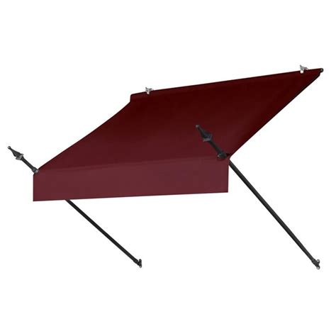 awnings   box designer   wide    projection burgundyblack solid manual
