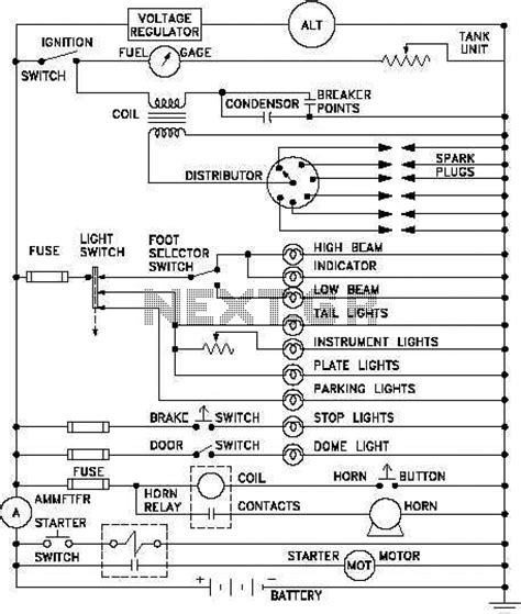 simple car wiring diagram  repository circuits  nextgr