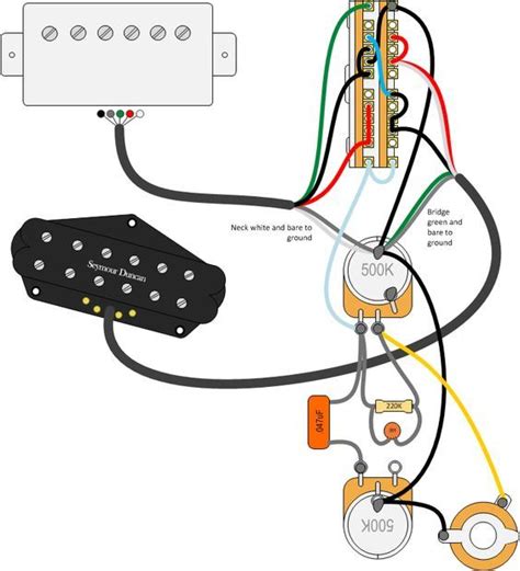 guitar wiring diagrams  humbucker