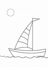 Boat Drawing Easy Coloring Ship Drawings Sailboat Kids Draw Thedrawbot Pages Cargo Container Google Bateaux Cute Paintingvalley Collection Fr School sketch template