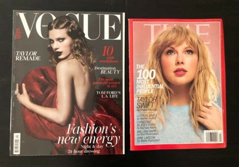 Time Mag And British Vogue Magazine Taylor Swift Reputation 100