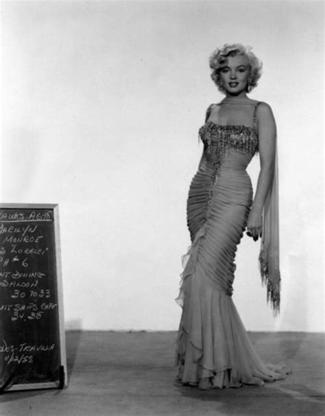 22 Pictures Of Marilyn Monroe Wardrobe Tests As Lorelei Lee In