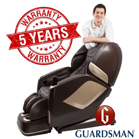 guardsman massage chair 5 year warranty