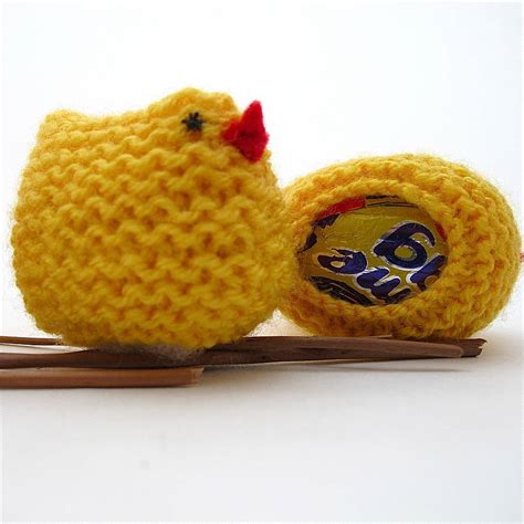 knit your own easter chick kit by edamay