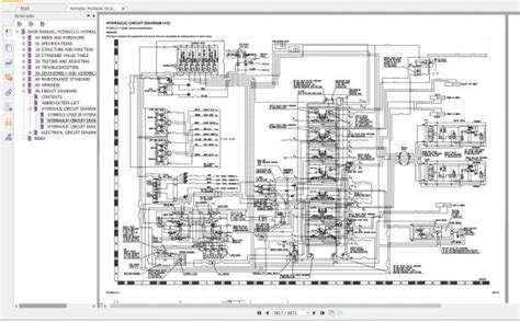 komatsu machine  gb  updated  shop manuals operator maintenance manual circuit