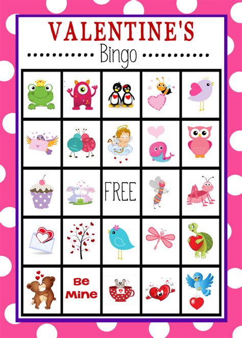 valentines bingo game  print play fun squared