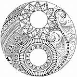 Yang Coloring Yin Pages Ying Mandala Mandalas Drawing Printable Adult Color Para Holy Colorear Zentangle Ink Getcolorings Cow Mockup Other sketch template