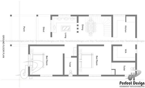 myhouseplanshop single story kerala house plan designed   square feet