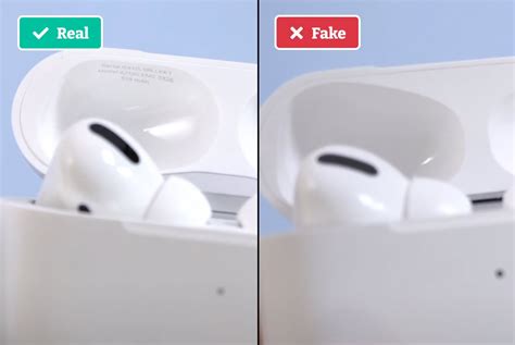 real  fake airpods pro  ways    difference verifiedorg