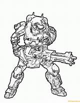 Halo Coloring Pages Reach Printable Master Chief Kids Color Drawing Print Para Nation Sheets Colorear Book Coloringpagesonly Boys Getdrawings Getcolorings sketch template