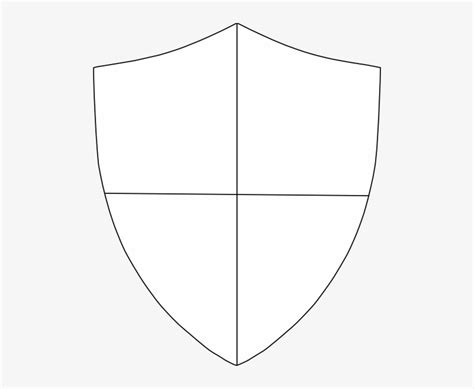 blank family crest shields template shield vector white png image transparent png