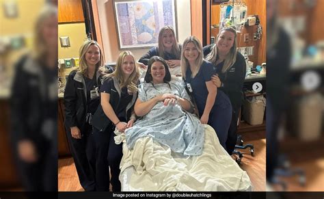 us woman kelsey hatcher born with rare double uterus gives birth to