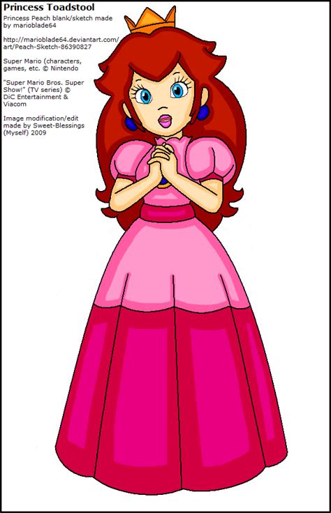 Cartoon Princess Peach Edit By Sweet Blessings On Deviantart