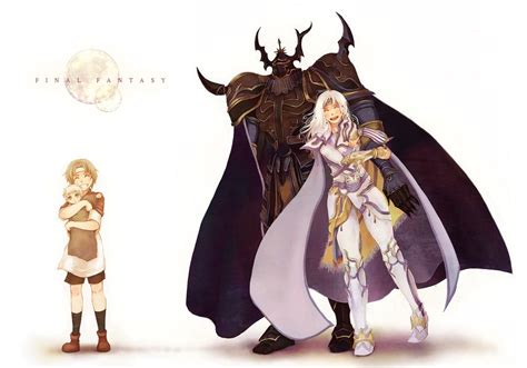 cecil harvey and golbez final fantasy and 1 more drawn by manbou no