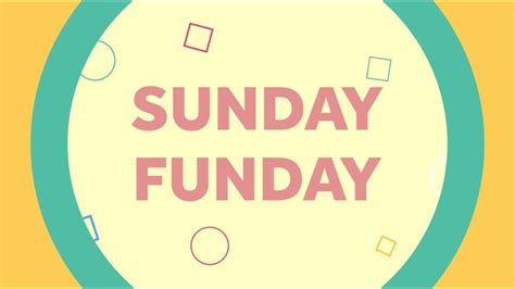 sunday funday video template editable youtube