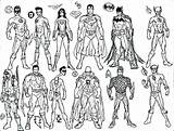 Coloring Superhero Pages Super Hero Marvel Justice League Superheroes Heroes Printable Print Batman Squad Villains Color Kids Drawing Christmas Drawings sketch template