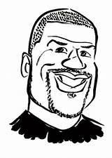 Neal Shaquille Face Drawing Twitter sketch template
