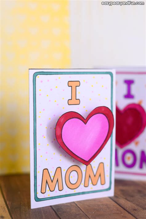 simple mothers day card idea easy peasy  fun