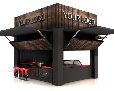 burger kiosk design  ideas beyman agency