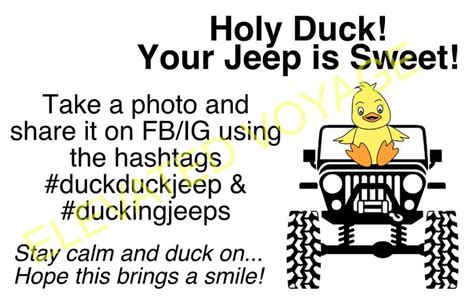 printable jeep duck tags