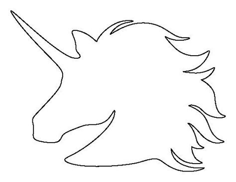 unicorn head printable google search unicorn pumpkin stencil