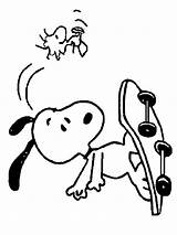 Snoopy Coloring Pages Printable Recommended sketch template