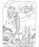 Meerjungfrau Mermaids Ausmalbild Sirena Rocks Pintar Stampare sketch template