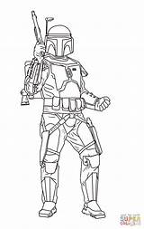 Fett Jango Coloring Wars Star Pages Boba Printable Clones Mandalorian Supercoloring Helmet Drawing Lego Attack Print Episode Ii Color Template sketch template