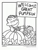 Pumpkin Great Coloring Charlie Brown Pages Activities Its Halloween Printables Printable sketch template