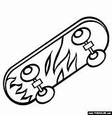 Skateboard Coloring Pages Skateboarding Printable Sheets Kids Sheet Color Board Vehicle Wheels Hot Thecolor Hawk Tony Print Coloriage Adult Party sketch template