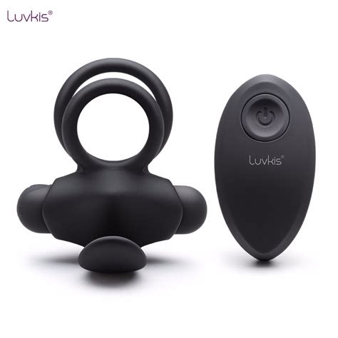 Buy Luvkis Ring Double Remote Control Vibrating Ring
