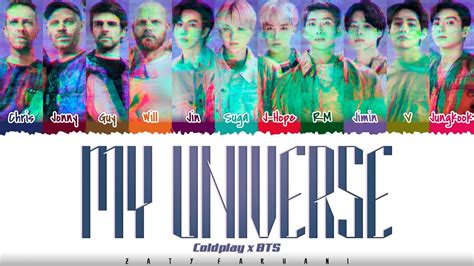 Coldplay X Bts My Universe 1 Hour Loop With Lyrics Youtube