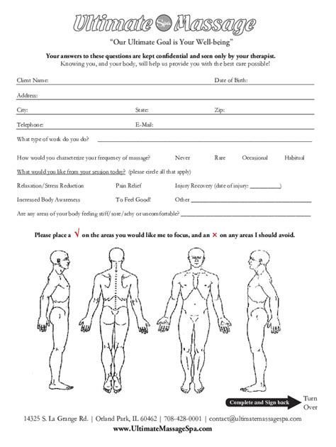 fillable   massage form ultimate massage spa fax email print