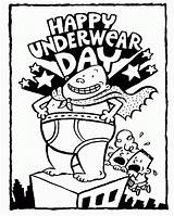 Underpants Captain Coloring Pages Printable Print Sheets Underwear Printables Colouring Kids Happy Treasure Chest Color Movie Dog Man Book Bestcoloringpagesforkids sketch template