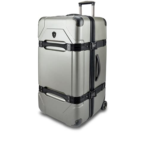 travelers choice maxporter  polycarbonate  extra large hardside rolling trunk case